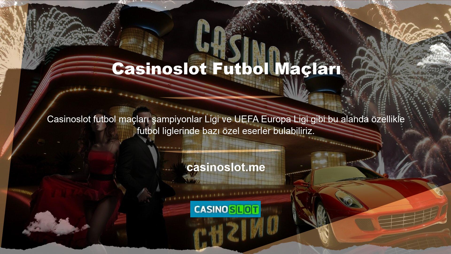 Casinoslot, sitenin spor bahisleri veya birçok farklı futbol liginde canlı bahis hizmetine girerek giriş yapmak, günde 1o binin üzerindeki seçenekte kupon yapabilir